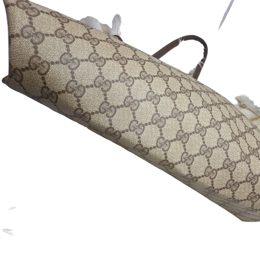 Gucci Vintage Sherry Line Supreme Web Tote Bag