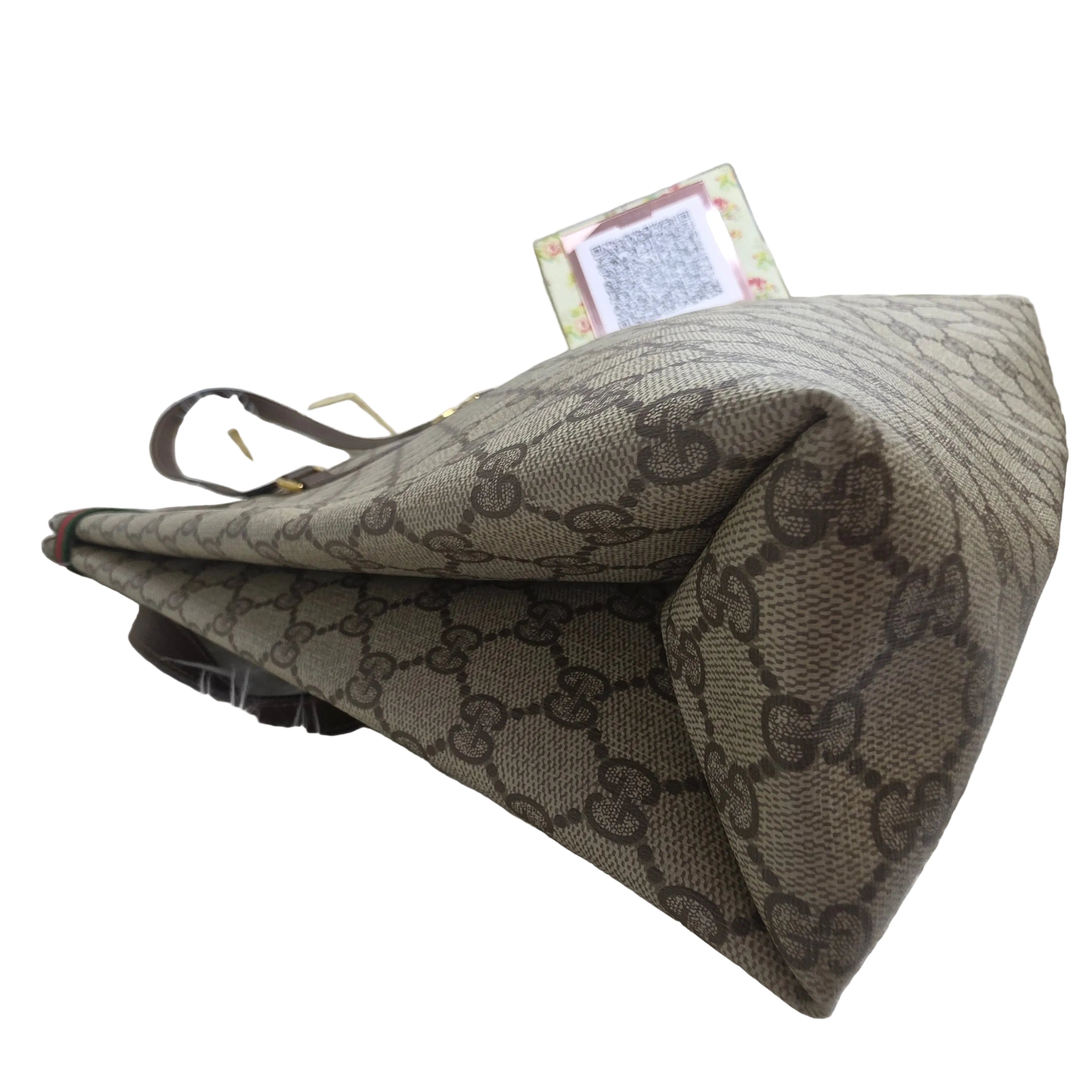 Gucci Vintage Sherry Line Supreme Web Tote Bag