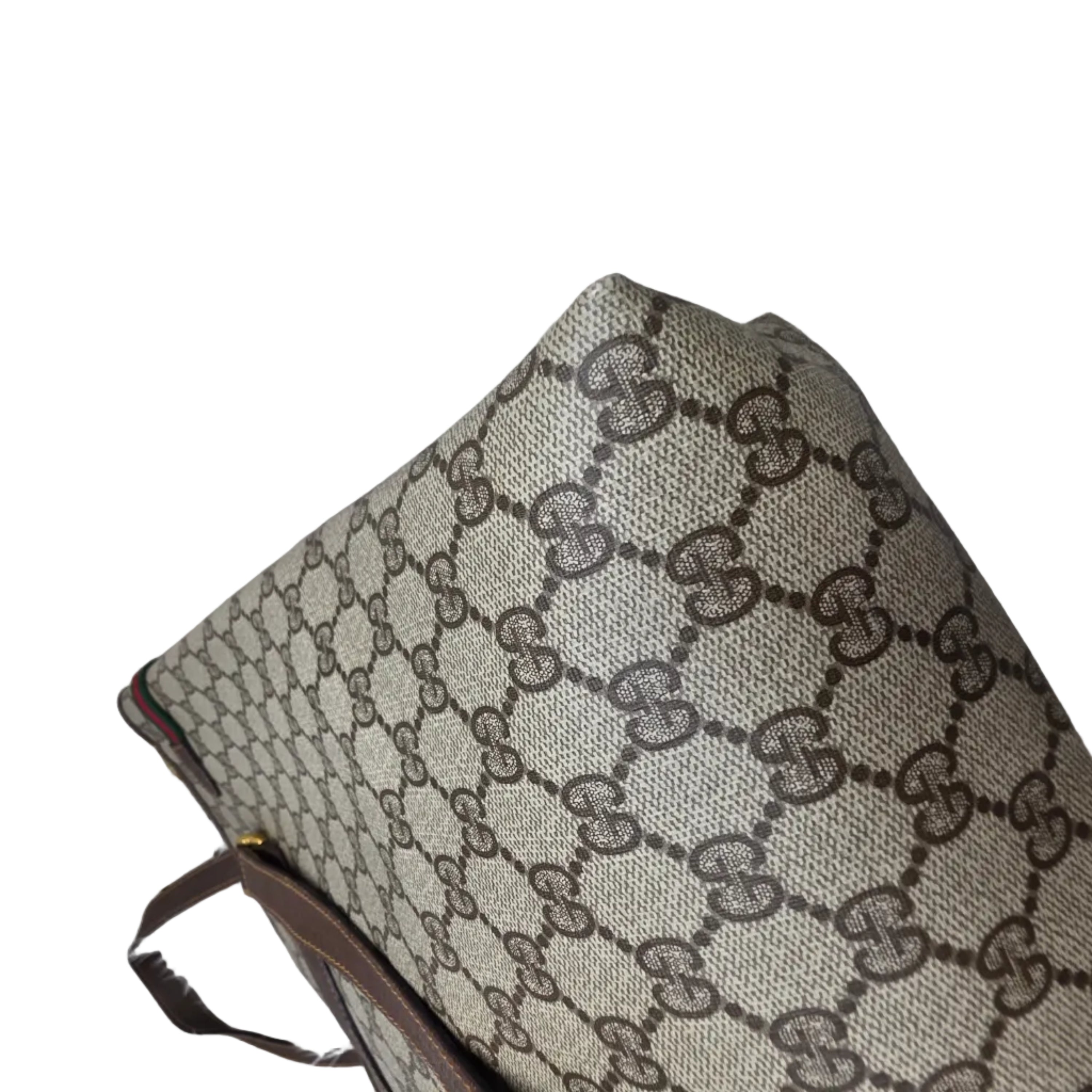 Gucci Vintage Sherry Line Supreme Web Tote Bag