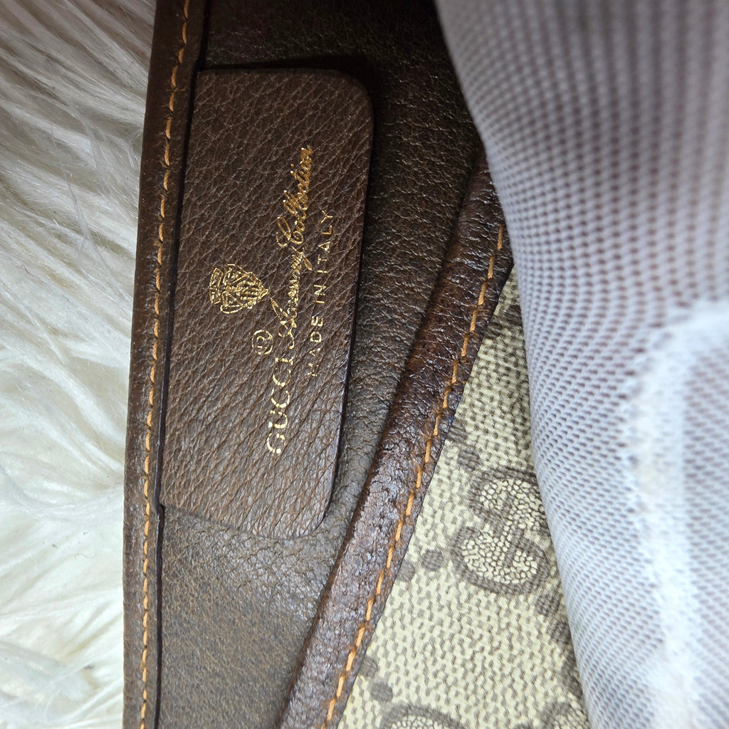 Gucci Vintage Sherry Line Supreme Web Tote Bag